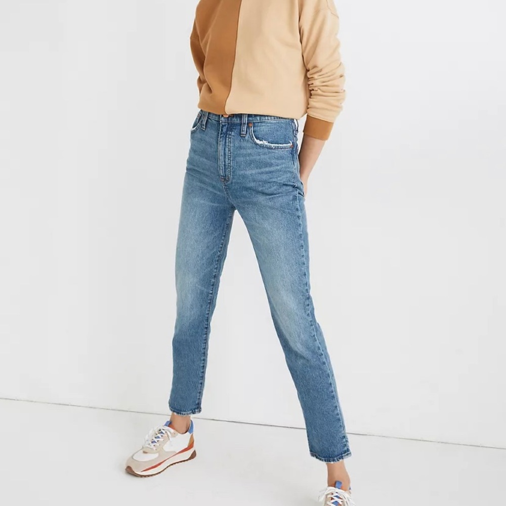 Madewell classic straight jeans